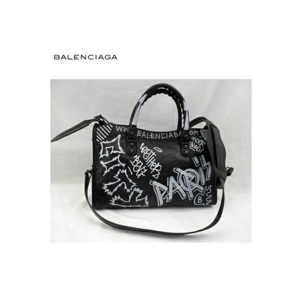 バレンシアガ(BALENCIAGA)レザー トート・ショルダーバッグ ２WAY