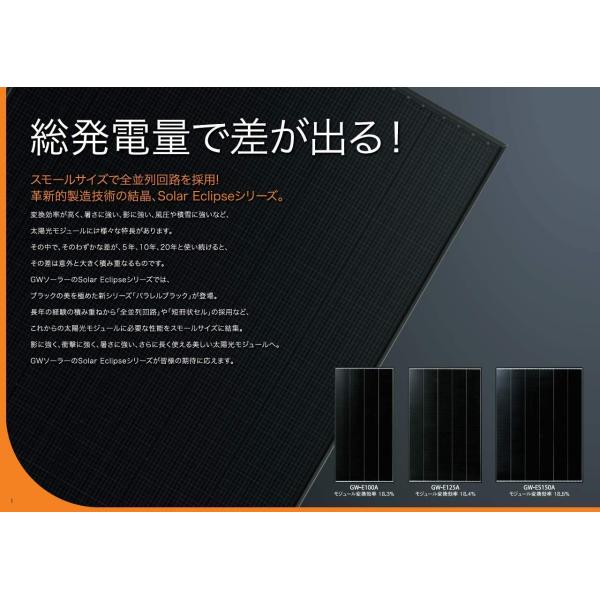 影に強い!! GWSOLAR 100W 太陽光パネル 全並列ソーラーパネル - アウトドア