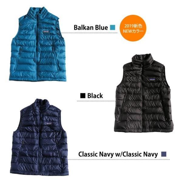 パタゴニアダウンセーターベストPatagonia ネイビーVEST パタゴニアダウンセーターベストネイビー×オレンジ