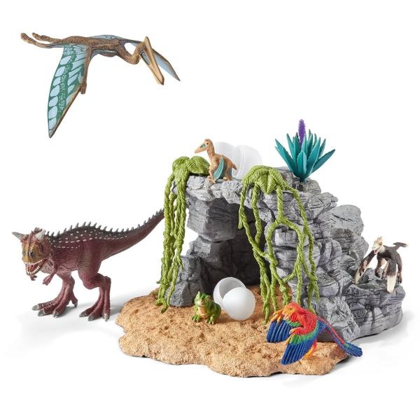 シュライヒ 恐竜フィギュア 42261 恐竜と洞窟セット Schleich /【Buyee