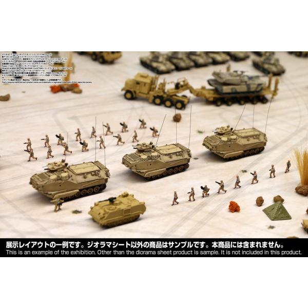 箱庭技研]ジオラマシート 1/144ミリタリー 砂漠セットB(砂漠ベース+