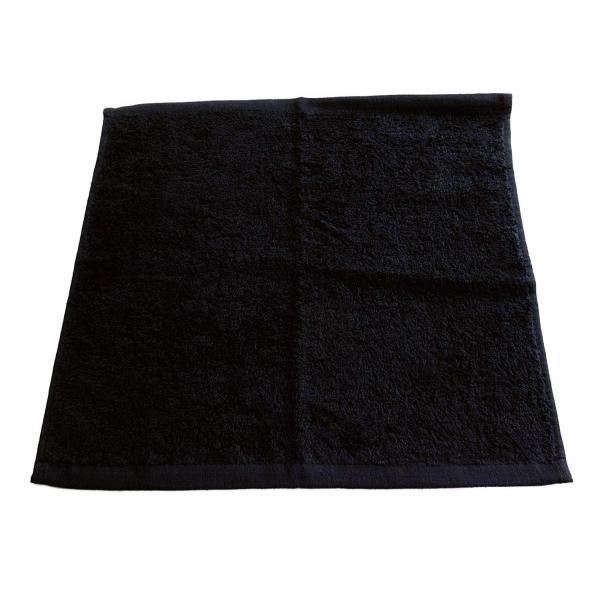 おしぼり ハンドタオル（黒) ブラック 120匁 60枚セット 高級ハンドタオル 120匁 (黒 ブラック) 60枚セット 【業務用