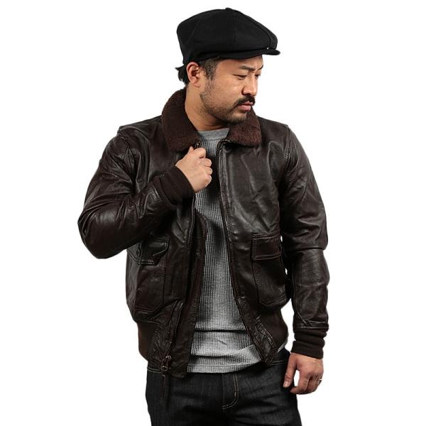 US Navy/Dead Stock/G-1 Leather Flight Jacket/USネイビー/デッド