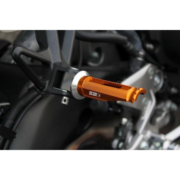 speedra ssk タンデムステップ　ゴールド　汎用 SPEEDRA アルミ削り出しタンデムステップ レーシングタイプ