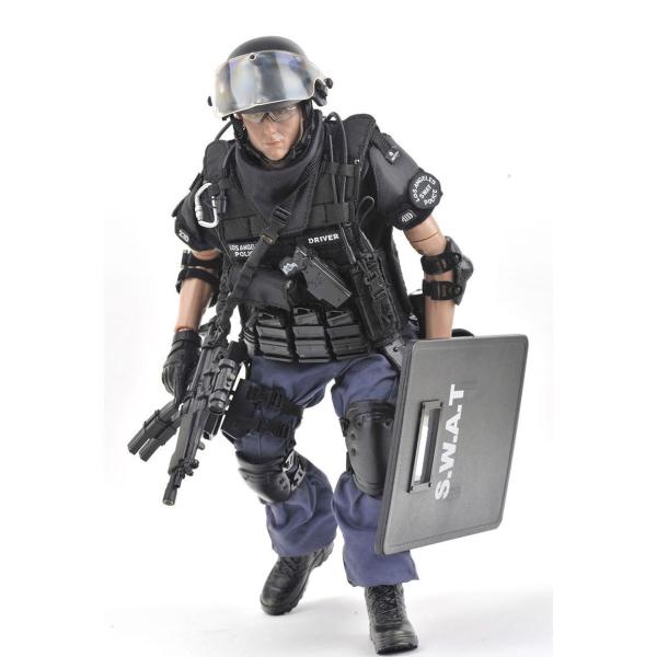 SWAT 1/6 POINT MAN ミリタリーフィギュア セット 全長30cm 特殊部隊 ...