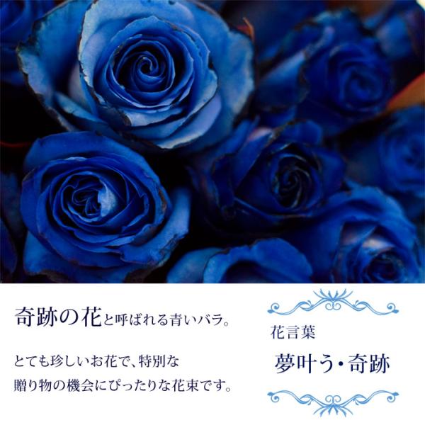 青バラとかすみ草の花束 10本以上〜40本まででお好きな本数で 一週間後以降でお届け ブルーローズ 青いバラ フラワーギフト 退職祝い 花 誕生日  プレゼント /【Buyee】 Buyee Japanese Proxy Service Buy from Japan!