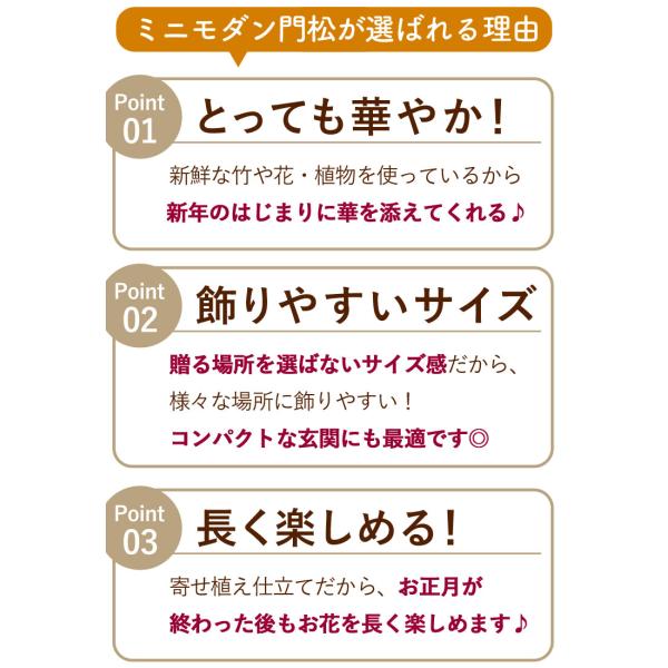 門松 玄関 寄せ植え 送料無料 迎春 一対のミニモダン門松 2個