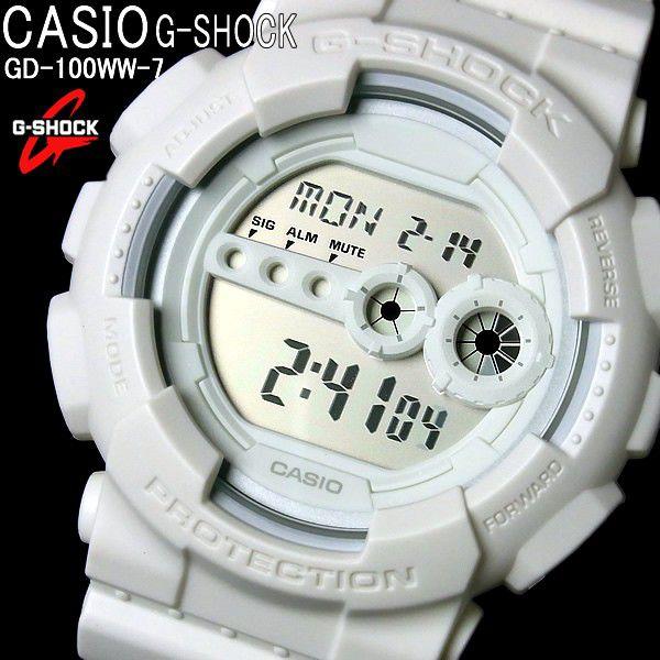 CASIO G-SHOCK カシオ 腕時計 GD-100WW-7 ソリッドカラーズ G-ショック 