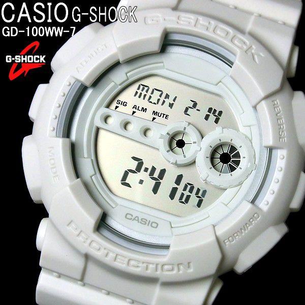 CASIO G-SHOCK カシオ 腕時計 GD-100WW-7 ソリッドカラーズ G-ショック