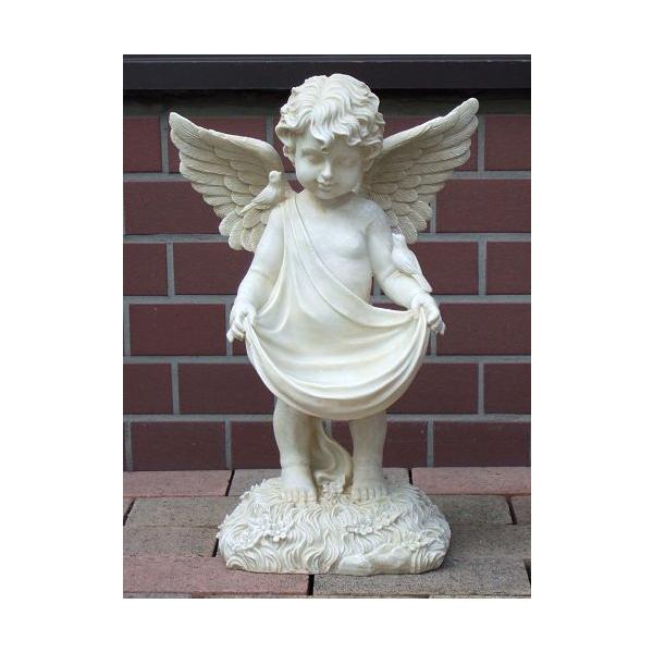 置物 angel DENKO HOME 妖精 天使 エンジェル 亀 カメ 天使の像 花 ソーラー