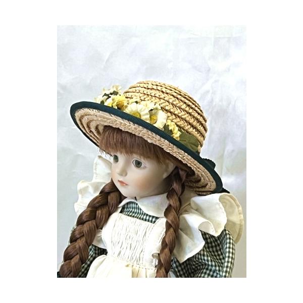 若月まり子 ビスクドール「赤毛のアン」（ドールスタンド付）ビスク