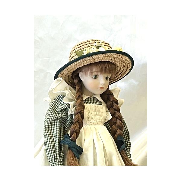 若月まり子 ビスクドール「赤毛のアン」（ドールスタンド付）ビスク