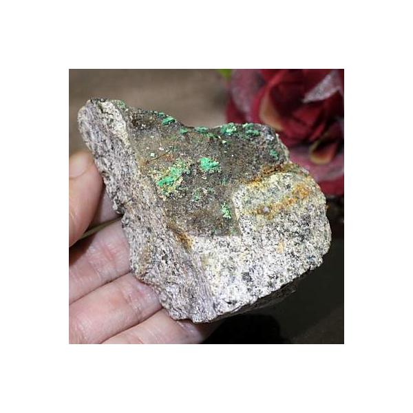 フランス産 燐銅ウラン石 約113g torbernite 鉱物 天然石 短波 蛍光 燐 ...