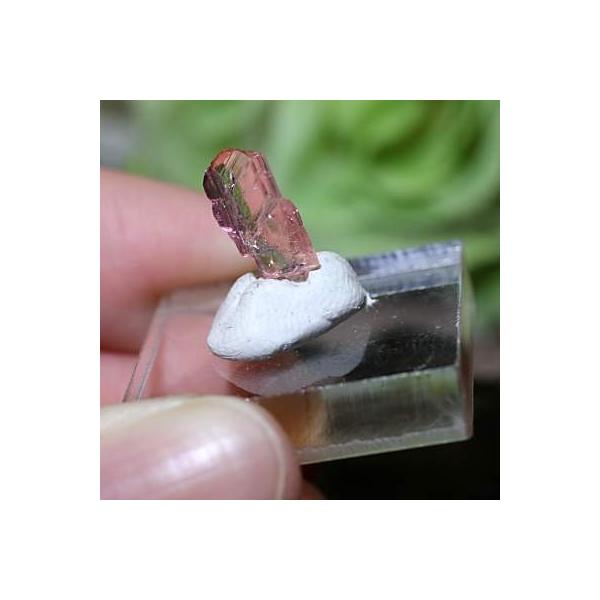 台座付》天然タンザナイト 0.4g 原石 天然石 パワーストーン