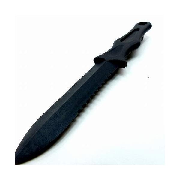 サバイバルナイフ風 ペーパーナイフ おしゃれ 黒 ブラック 
