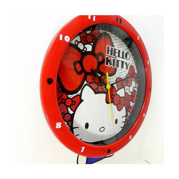 Hello Kitty Vivitix キティ　壁掛け電波時計 Amazon.co.jp: ハローキティ 掛け時計 おしゃれ 北欧 壁掛け時計