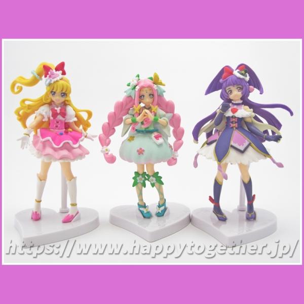 魔法つかいプリキュア キューティーフィギュア 全3種セット 食玩