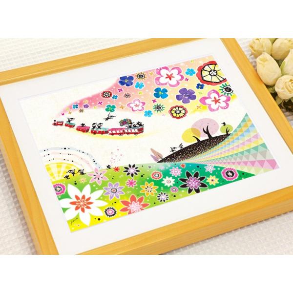 コロナで会え無い友達身内に絵のプレゼント！手書きのパステル画です！ヒゲの女の子！ カエルの絵 かえる 蛙 可愛い 癒し ヒーリング パステル画