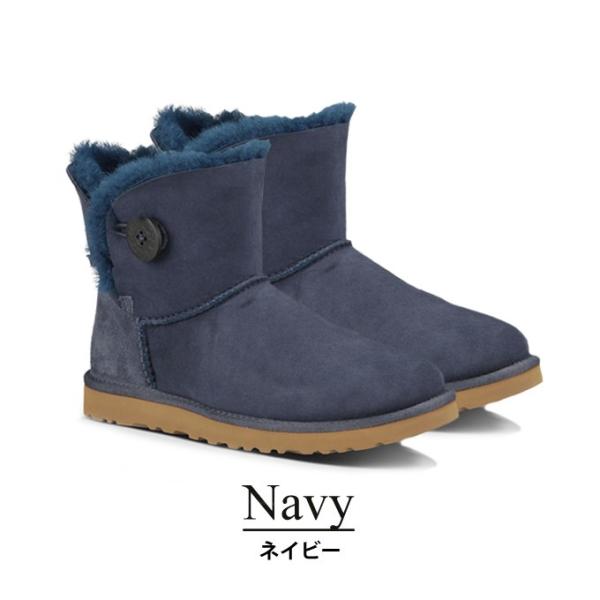 UGG アグ シープスキン ミニ ベイリー ボタン ショート ブーツ UGG アグ シープスキン ミニ ベイリー ボタン ショート ブーツ