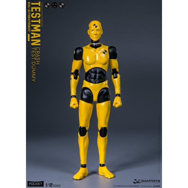 Testman Pocket Elite Crash Test Dummy 1/12 Scale Figure