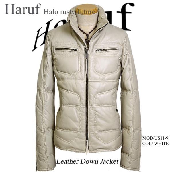 レザーダウンジャケット レザージャケット メンズ 本革 革ジャン