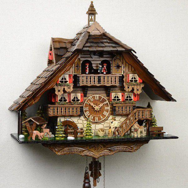 鳩時計 森の時計 クォーツ式 ドイツ製 - 掛時計/柱時計