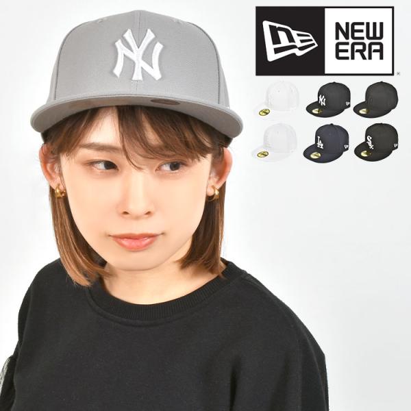 キャップ ニューエラ レディース 深め ブランド 黒 59FIFTY NEWERA 