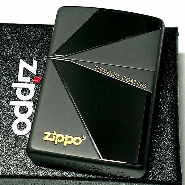 ZIPPO ライター おしゃれ チタン加工 ジッポ ブラック グレー