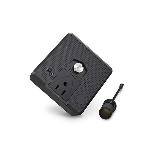 iMuto DC 12V~24V to AC 115V 100Wインバーター+シガーソケット 充電器