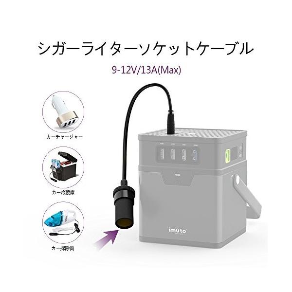 iMuto DC 12V~24V to AC 115V 100Wインバーター+シガーソケット 充電器
