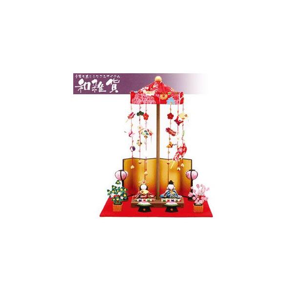 ◇美品◇龍虎堂◇卓上吊るし輪かざり◇わらべ雛◇ちりめん