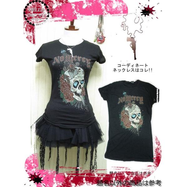 売り切れ パンク ファッション ドクロ スカル柄 半袖 Tシャツ 薔薇 服 