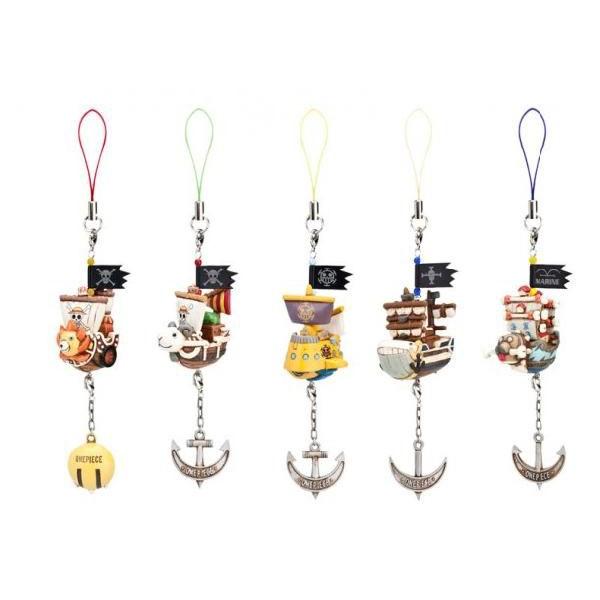 ワンピース デザイン ストラップ 1番くじ 5個セット 一番くじ ワンピース 〜新時代幕開け編〜 H賞 帆船ストラップ 全