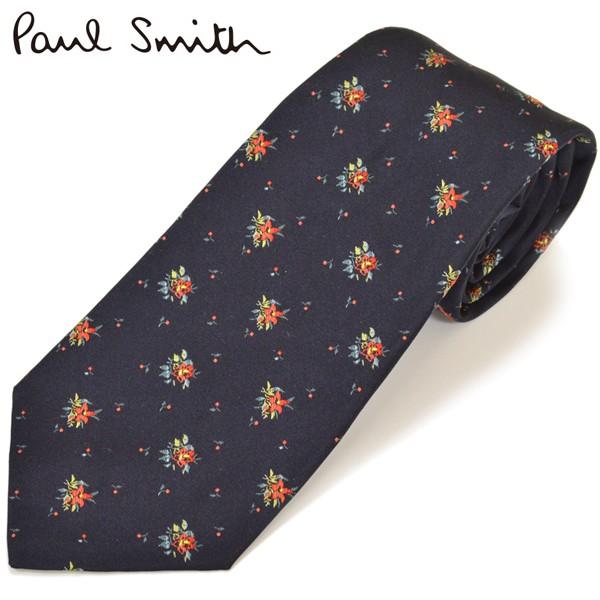 Paul Smith フラワー柄 ネクタイ ネクタイ ポールスミス Paul Smith メンズ フラワー柄 花柄 シルク
