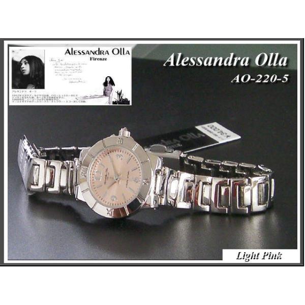 ≪即日発送≫Alessandra Olla・アレサンドラオーラ腕時計レディースAO-220-5 (ライトピンク） /【Buyee】