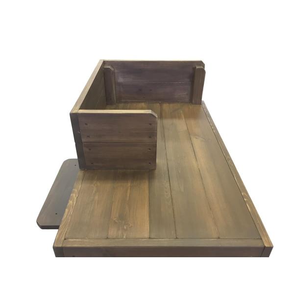 木製レジカウンター・受付カウンター_スリム_幅75cm×奥行60cm×高