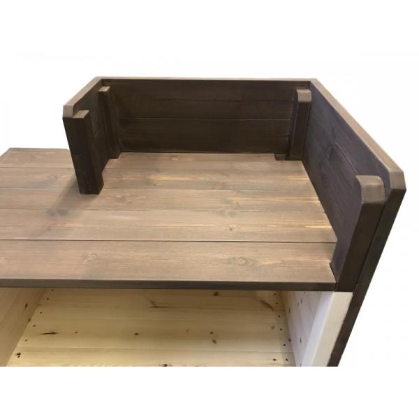 木製レジカウンター・受付カウンター_スリム_幅75cm×奥行60cm×高