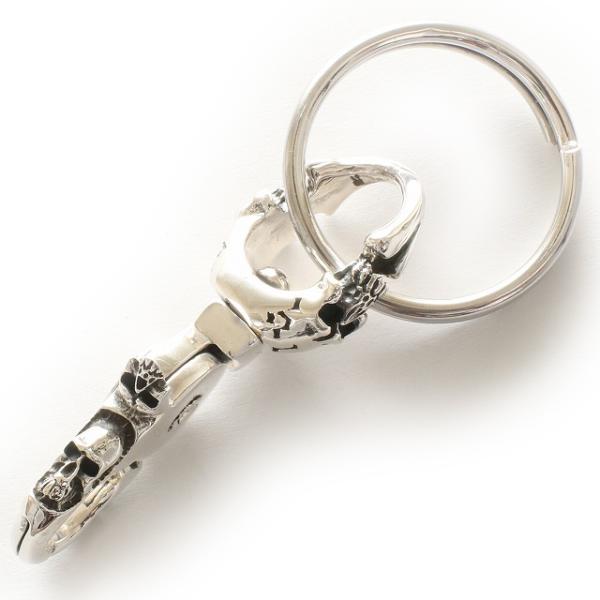 Roen ロエン ヴィンテージ キーリング キーホルダー スカル シルバー Roen ロエン ヴィンテージ キーリング キーホルダー スカル