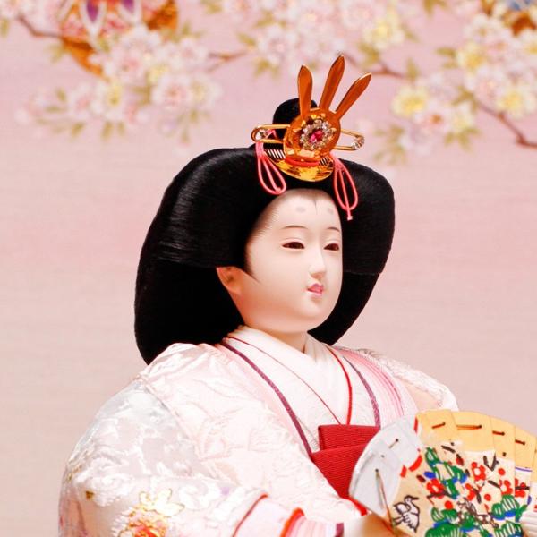 【美品】HINADOLL 　雛人形　立ち雛 雛人形 おしゃれ 「りな」立ち雛 立ち雛人形 たち雛 立雛 たちび