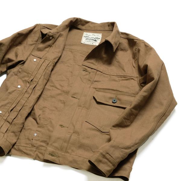 BURGUS PLUS バーガスプラス　1st ダック　ジージャン BURGUS PLUS バーガスプラス ジャケット 日本製 ブラウン カーキ