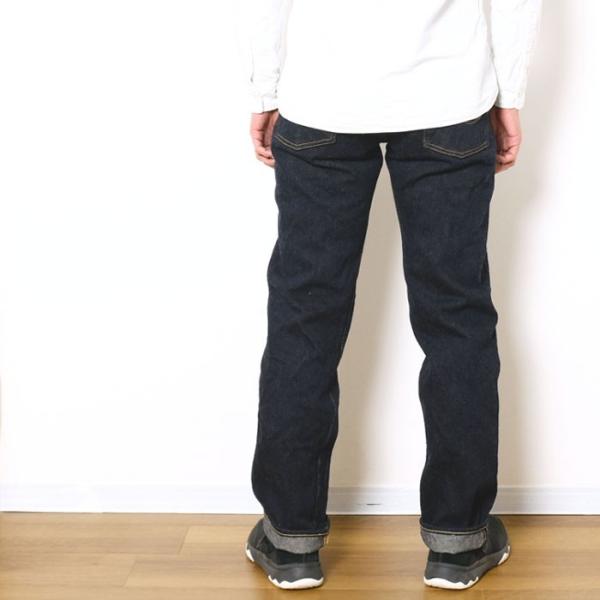 鬼デニム ONI DENIM 575 歌舞伎耳 天然藍 22oz W34 濃紺 鬼デニム（ONI DENIM） 22oz. 天然藍 