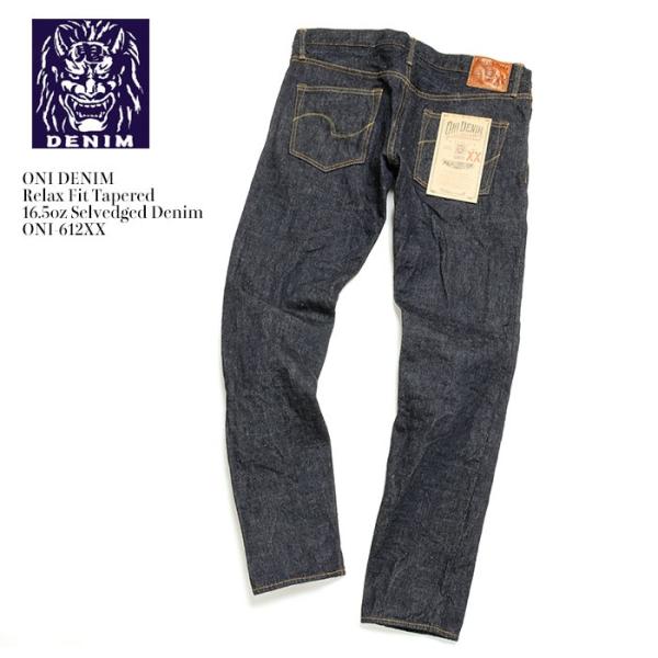 [未使用] ONI DENIM ONI-612XX 鬼デニム（ONI DENIM） リラックススキニー 16.5oz セルヴィッジデニム