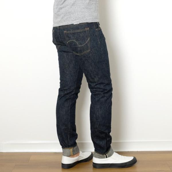 鬼デニム（ONI DENIM） タイトテーパード グリーンキャスト 『鬼斑撚