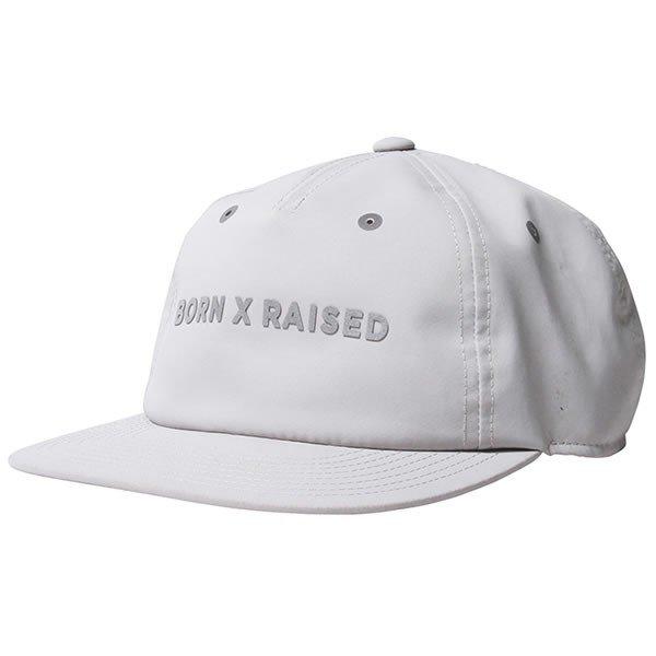 BORN X RAISED キャップ　白×黒 BORN X RAISED + SHOYOROLL ROCKER FITTED: BLACK – Born X Raised