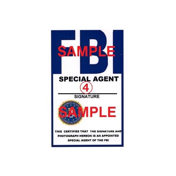 ☆新入荷☆FBIバッジ＋革製ホルダー＋ IDカード5枚 オーダー