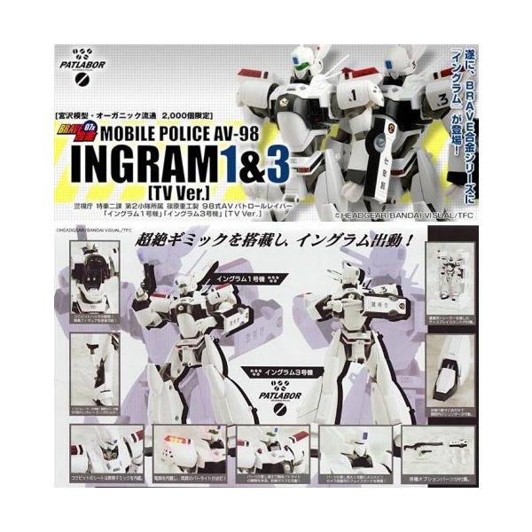 Amazon.co.jp: BRAVE合金 パトレイバー イングラム 1号機 2号機