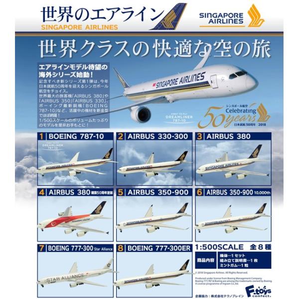 世界のエアライン シンガポール航空 1BOX（10個入り） エフトイズ・コンフェクト【09月予約】 /【Buyee】