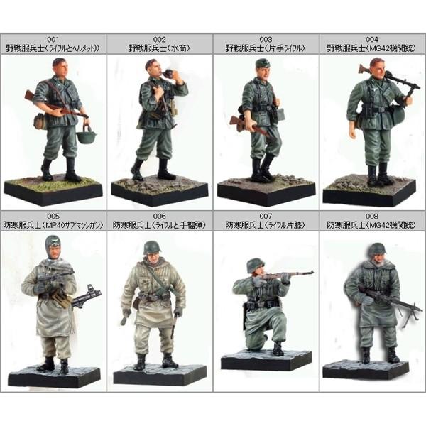 1/35 コンバットフィギュア 第2弾 ドイツ国防軍歩兵4種/ドイツ装甲擲弾