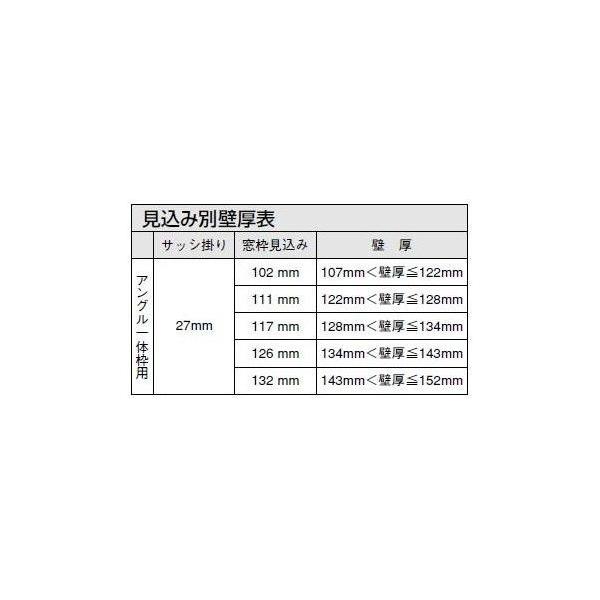 YKKAP造作材窓枠セット[MDF仕様] ノンケーシング[三方枠] 117ｍｍ：[幅