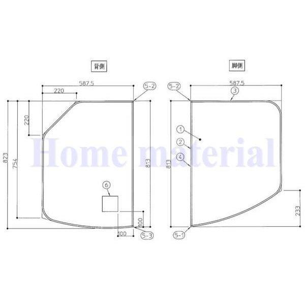 TOTO 1200ラウンド風呂蓋L 【品番：EKK80057WL2】 toto 風呂蓋の通販